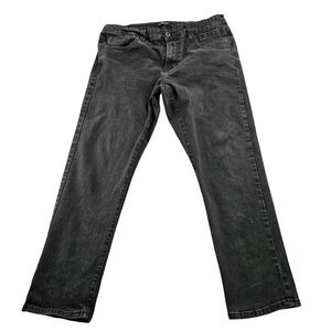 Kenneth Cole Today is Your Day Jeans Mens 36x29 Black Denim Regular Straight Fit